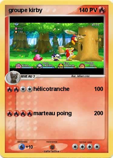 Pokemon groupe kirby