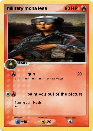 Pokemon military mona lesa