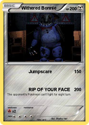 Pokemon Withered Bonnie