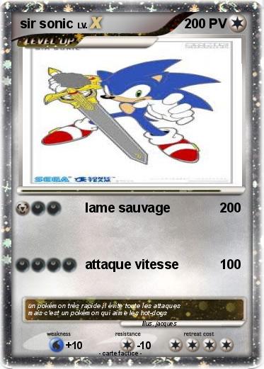Pokemon sir sonic