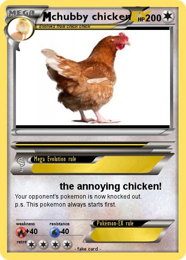Pokemon chubby chicken