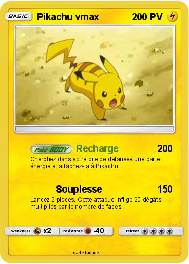 Pokemon Pikachu vmax