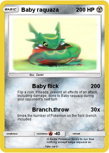 Pokemon Baby raquaza