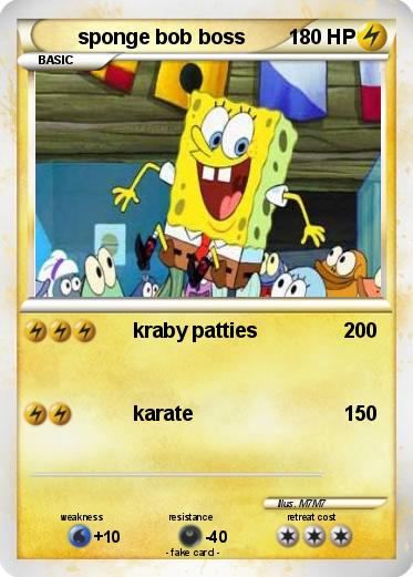 Pokemon sponge bob boss
