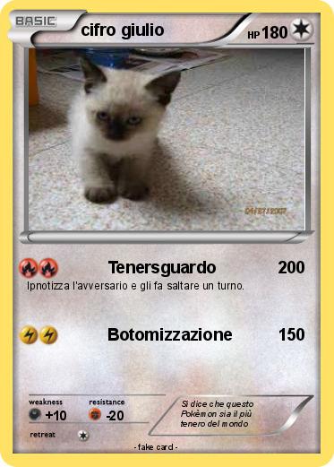 Pokemon cifro giulio