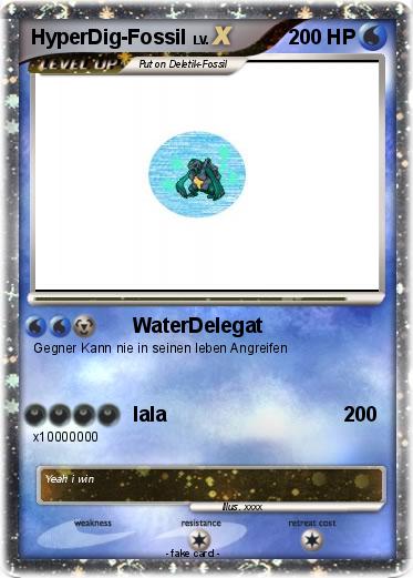 Pokemon HyperDig-Fossil