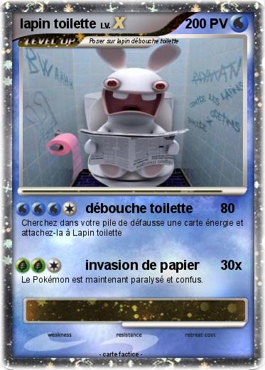 Pokemon lapin toilette