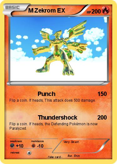 Pokemon M Zekrom EX