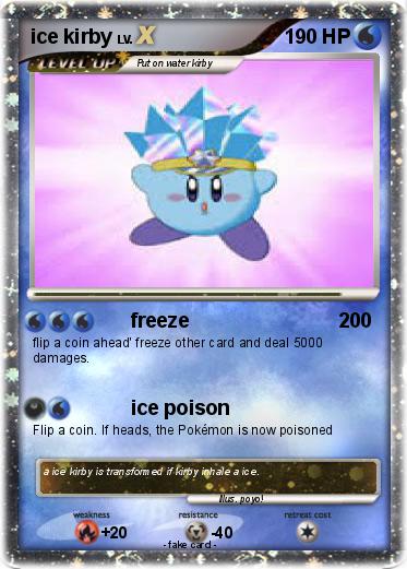 Pokemon ice kirby