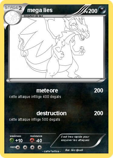 Pokemon mega lies