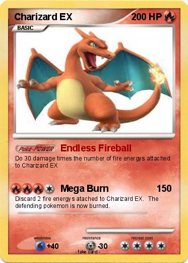 Pokemon Charizard EX