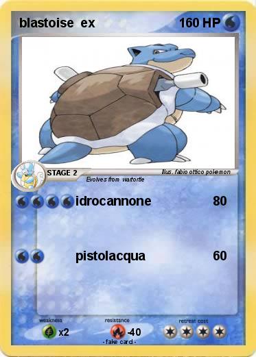 Pokemon blastoise  ex