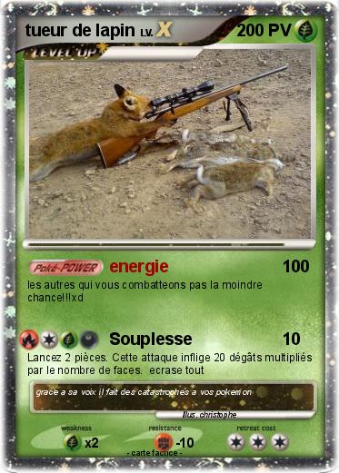 Pokemon tueur de lapin