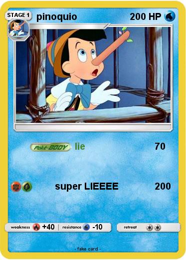 Pokemon pinoquio