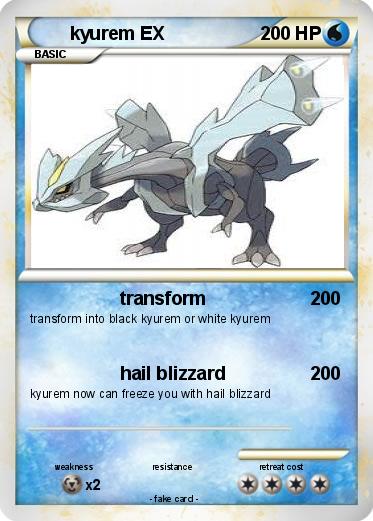 Pokemon kyurem EX