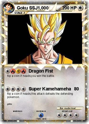 Pokemon Goku SSJ1,000