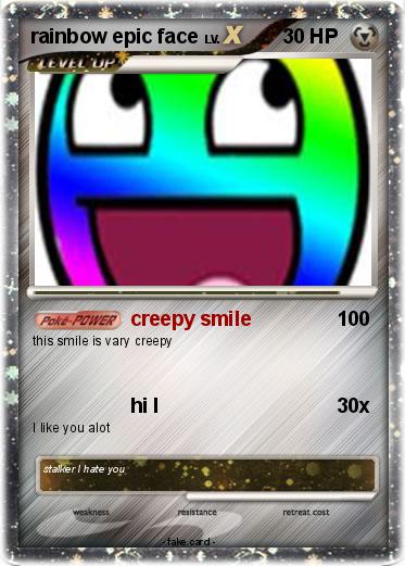 Pokemon rainbow epic face