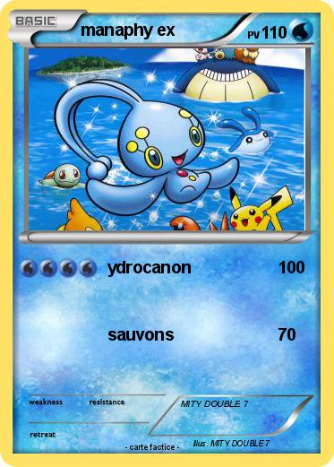 Pokemon manaphy ex