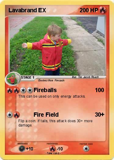 Pokemon Lavabrand EX