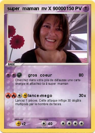 Pokemon super  maman  nv X 90000