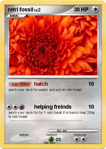 Pokemon retri fossil