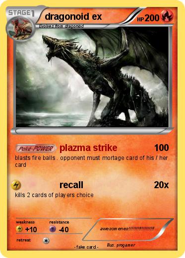 Pokemon dragonoid ex