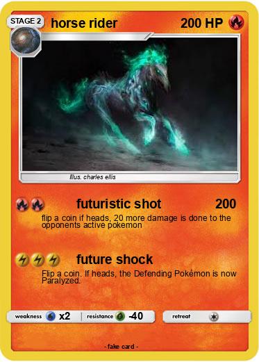Pokemon horse rider