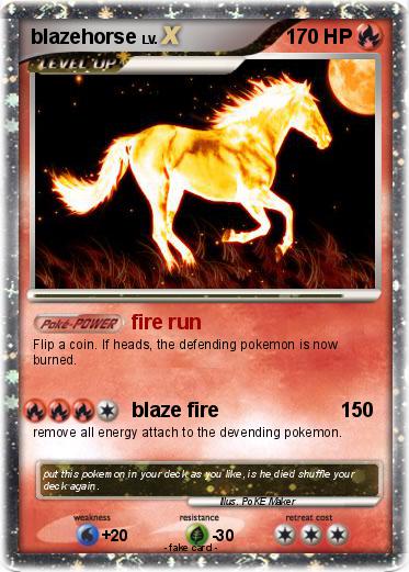 Pokemon blazehorse