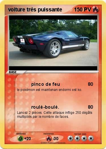Pokemon voiture très puissante