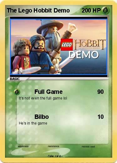 Pokemon The Lego Hobbit Demo