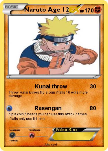 Pokemon Naruto Age 12