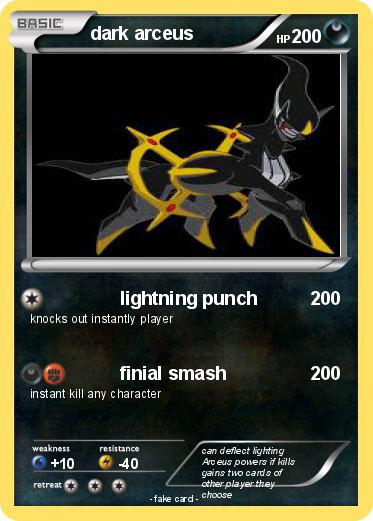 Pokemon dark arceus