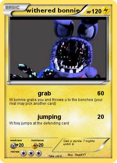 Pokemon withered bonnie