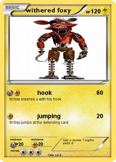 Pokemon withered foxy