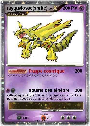 Pokemon rayqualosse(sprite)