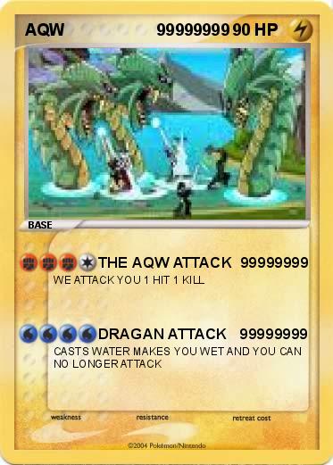 Pokemon AQW                    99999999