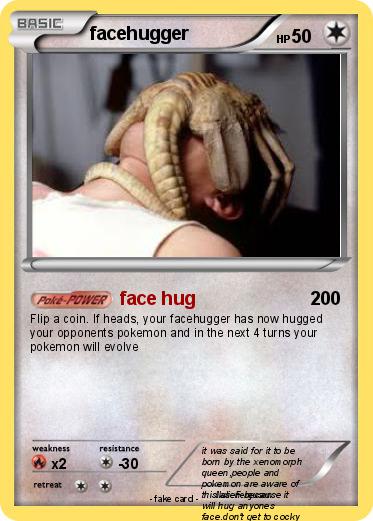 Pokemon facehugger