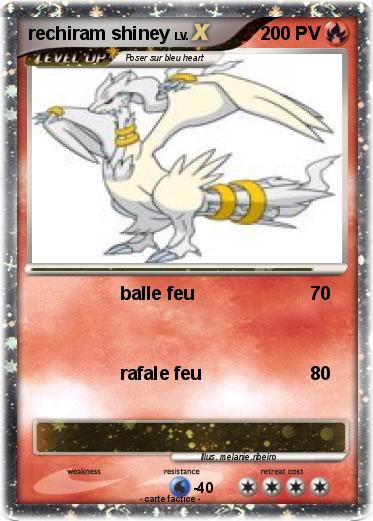 Pokemon rechiram shiney