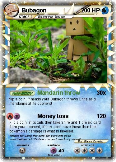 Pokemon Bubagon