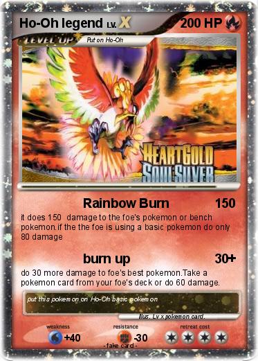 Pokemon Ho-Oh legend