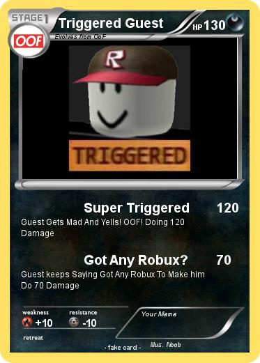 Pokemon Triggered Guest