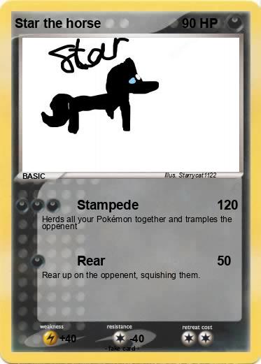 Pokemon Star the horse