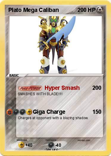 Pokemon Plato Mega Caliban
