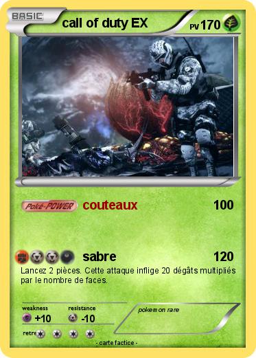 Pokemon call of duty EX