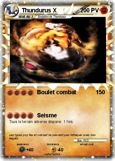 Pokemon Thundurus X
