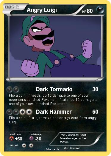 Pokemon Angry Luigi