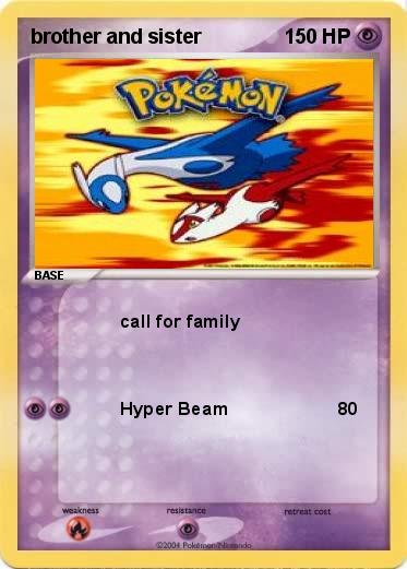 Pokemon brother and sister