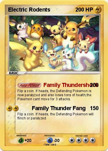 Pokemon Electric Rodents