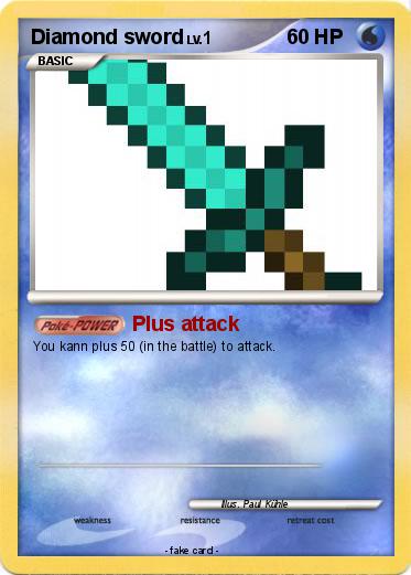 Pokemon Diamond sword