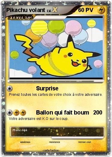 Pokemon Pikachu volant